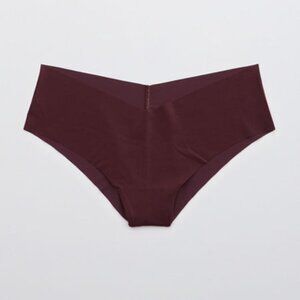 BOGO NWT Aerie No Show Cheeky Underwear Women's Deep Plum Size XL
